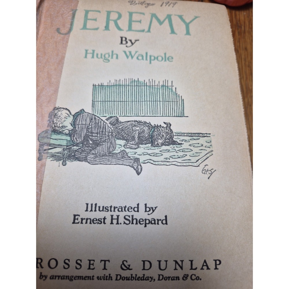1919 Book Titled "JEREMY" First Edition With Illistrations - Picture 11 of 16